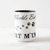 Die beste Cat Mum der Welt - Combo-Tasse Tasse (Zentrum)