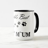 Die beste Cat Mum der Welt - Combo-Tasse Tasse (VorderseiteRechts)