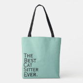 Die beste Cat Sitter aller Zeiten. Tasche (Rückseite)