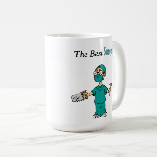 Die beste Chirurgen-Funny-Kaffee-Tasse-Geschenk Zw Kaffeetasse (VorderseiteRechts)