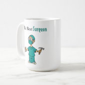 Die beste Chirurgen-Funny-Kaffee-Tasse-Geschenk Zw Kaffeetasse (Vorderseite Links)