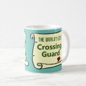 Die beste Crossing Guard der Welt. Kaffeetasse (VorderseiteRechts)