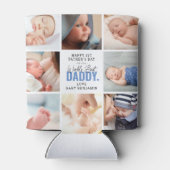 Die beste Daddy-Collage der Welt Dosenkühler (Rückseite)