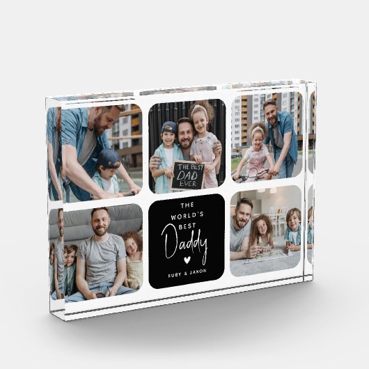 Die beste Daddy-Collage der Welt Fotoblock (Links)