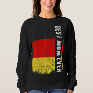 Die beste deutsche Mama je Deutschland Flag Mutter Sweatshirt