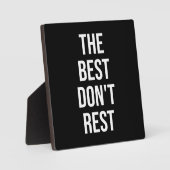 Die beste Don't-Erholung - Fitness, Hustle, Erfolg Fotoplatte (Vorderseite)