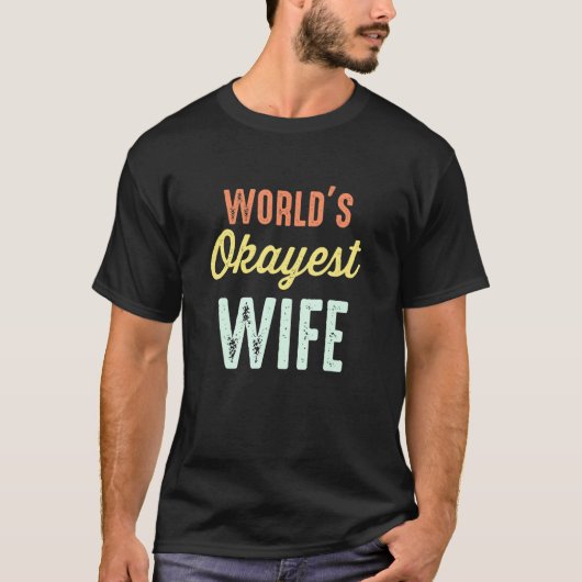 Die beste Ehefrau der lustigen Welt T-Shirt (Vorderseite)