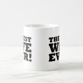 Die beste Ehefrau überhaupt Kaffeetasse (Mittel)