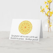 Die beste Eiche war einst ein kleiner Nuss, der... Karte (Gelbe Blume)