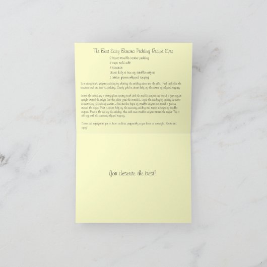 Die beste einfache karte (Innenseite)