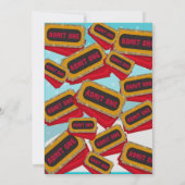 Die Beste Einladungskarte zum Geburtstag (Rückseite)