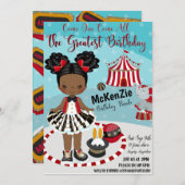 Die Beste Einladungskarte zum Geburtstag (Vorne/Hinten)