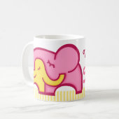 Die beste Elefanten-Tasse der Welt Kaffeetasse (Vorderseite Links)