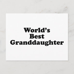 Die beste Enkelin der Welt Postkarte