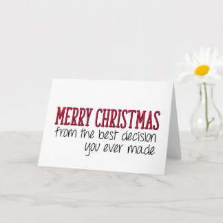 Die beste Entscheidung, die du je getroffen hast,  Karte