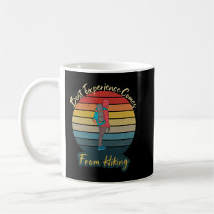 Die beste Erfahrung im Wandern Kaffeetasse
