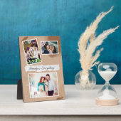 Die beste Familie ist alles Tabletop-Plakette Fotoplatte (Seite)