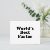 Die beste Farter der Welt Postkarte (Stehend Vorderseite)