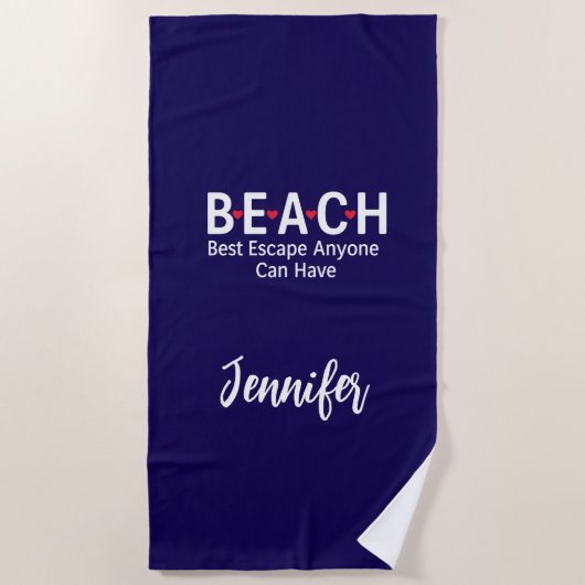 Die beste Fluchtmöglichkeit für alle Strandtuch (Vorderseite)