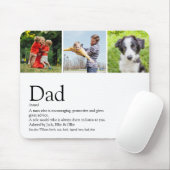 Die beste Foto Collage der Welt für je Vater Mousepad (Mit Mouse)