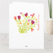 Die beste Freunde-Happy Geburtstagskarte Dankeskarte (Rückseite)