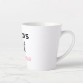 Die beste Freundin der Welt Schwarz Milchtasse (Rechts)