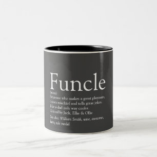Die beste funktionelle Onkel, moderne Definition G Zweifarbige Tasse