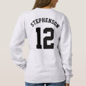 Die beste Fußballmuttermannschaft der Welt Sweatshirt (Rückseite)