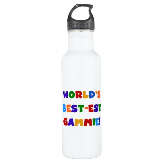 Die beste Gammie der Welt für Farben Trinkflasche (Vorderseite)