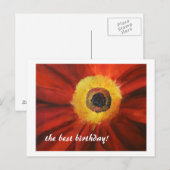 Die beste Geburtstagskarte Postkarte (Vorne/Hinten)