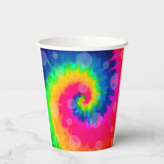 Die beste Gefärbte Krawatte für Image Paper Cup HA Pappbecher (Rückseite)