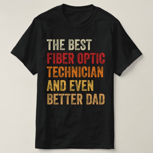 Die beste Glasfaser-Technik und noch besser der Va T-Shirt (Design vorne)