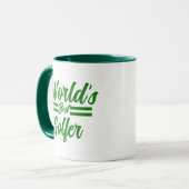 Die beste Golfer-Tasse der Welt - Personalisiertes Tasse (Vorderseite Links)