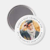 Die beste Grampa der Welt nach dem klassischen Fot Magnet (Vorderseite/Rückseite)