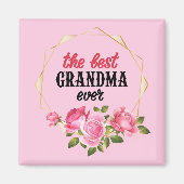 Die beste Grandna je Magnet (Vorne)