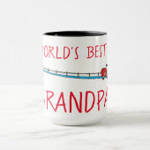 Die beste Grandpa-Tasse der Welt Tasse (Zentrum)