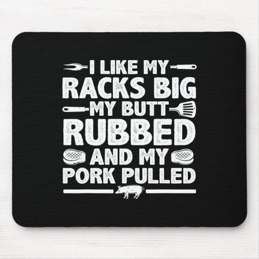Die beste Grillen für Männer - Grillen rauchen Mousepad (Vorne)