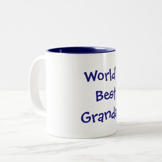 Die beste Großad-Tasse der Welt Zweifarbige Tasse (Vorderseite Links)