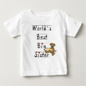 Die beste große Schwester der Welt Baby T-shirt (Vorderseite)