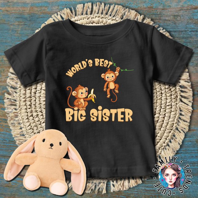 Die beste große Schwester der Welt der spielerisch Baby T-shirt (Von Creator hochgeladen)