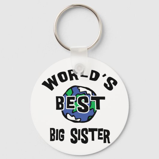 Die beste große Schwester der Welt Schlüsselanhänger (Vorderseite)