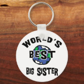 Die beste große Schwester der Welt Schlüsselanhänger (Vorderseite)
