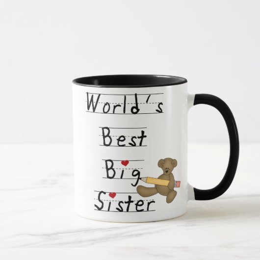 Die beste große Schwester der Welt Tasse (Rechts)