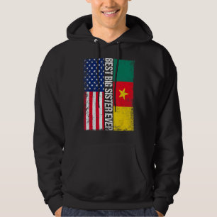 Die beste große Schwester je Muttertag Kamerun Us Hoodie