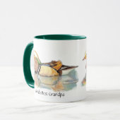 Die beste Großholzente der Welt, Natur, Vogel Tasse (Vorderseite Links)