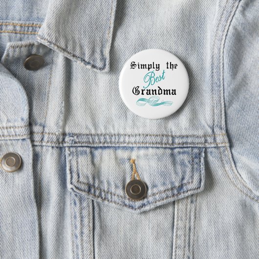 Die beste Großmutter Button (Beispiel)