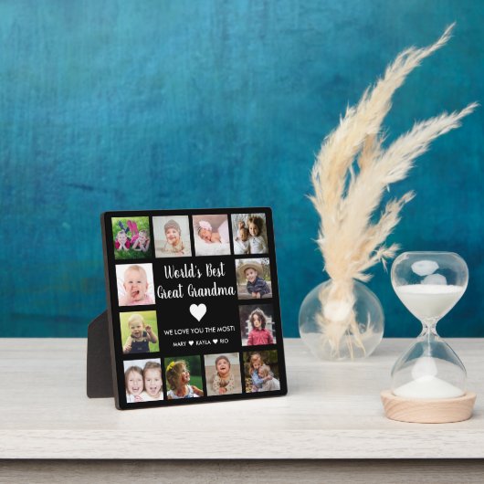 Die beste Großmutter der Welt, 12 Foto Black Fotoplatte (InSitu)