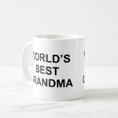 Die beste Großmutter der Welt Kaffeetasse (Vorderseite Links)