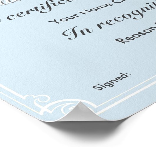 Die beste Großmutter der Welt Poster (Ecke)