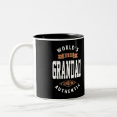 Die beste Großmutter der Welt Zweifarbige Tasse (Links)
